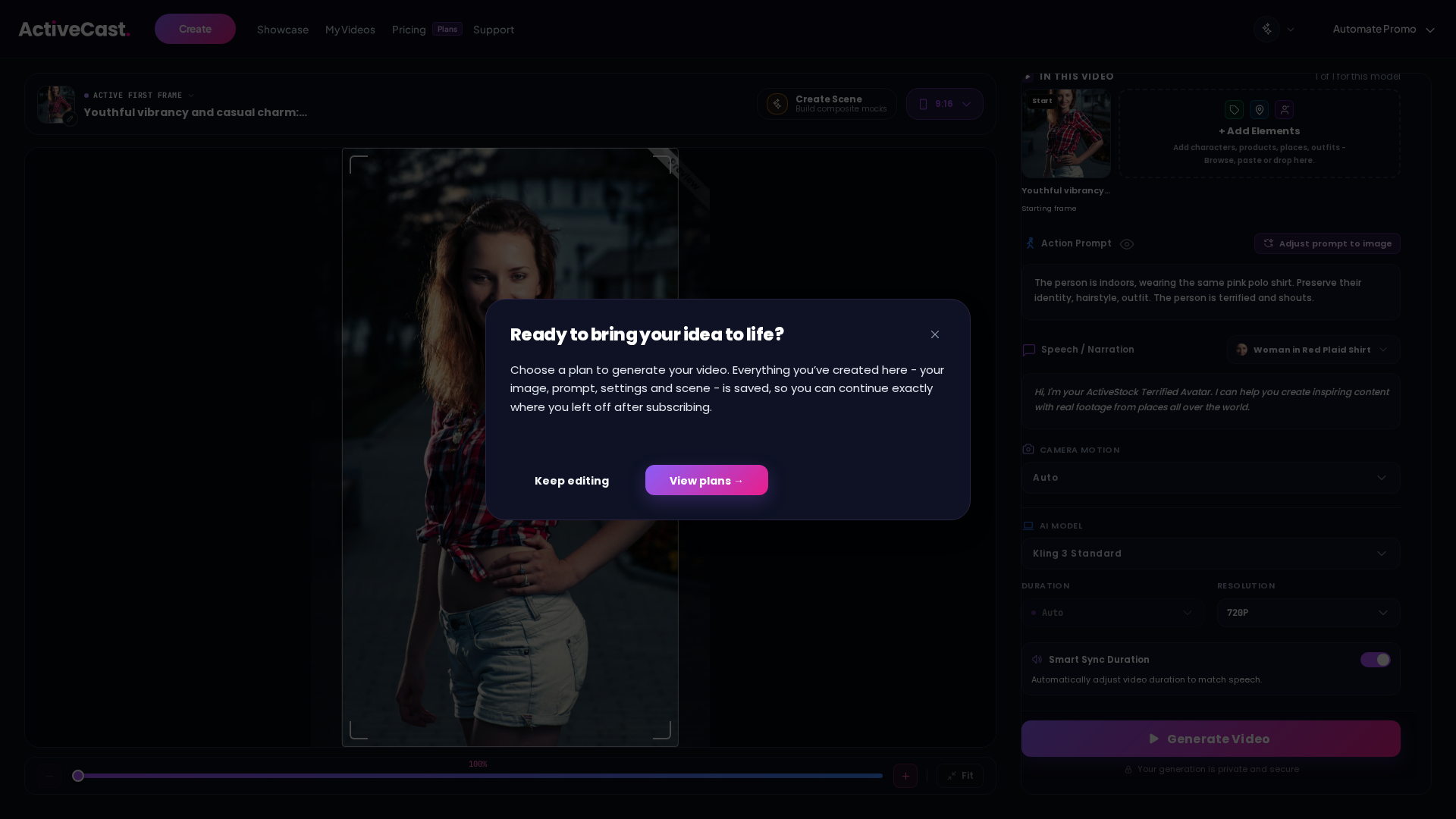 Test failure screenshot